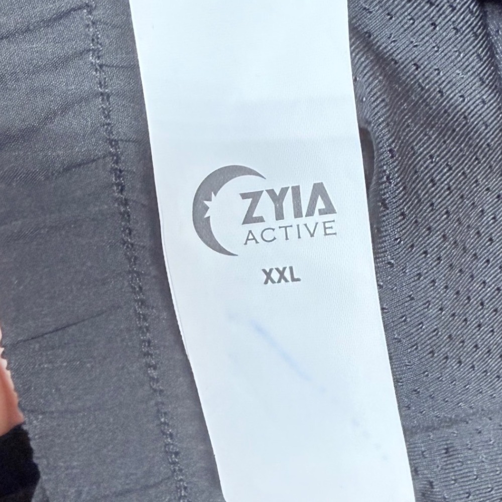 Zyia Active Black Summer Shorts Athletic Workout Lounge Size XXL NWT - Picture 6 of 7
